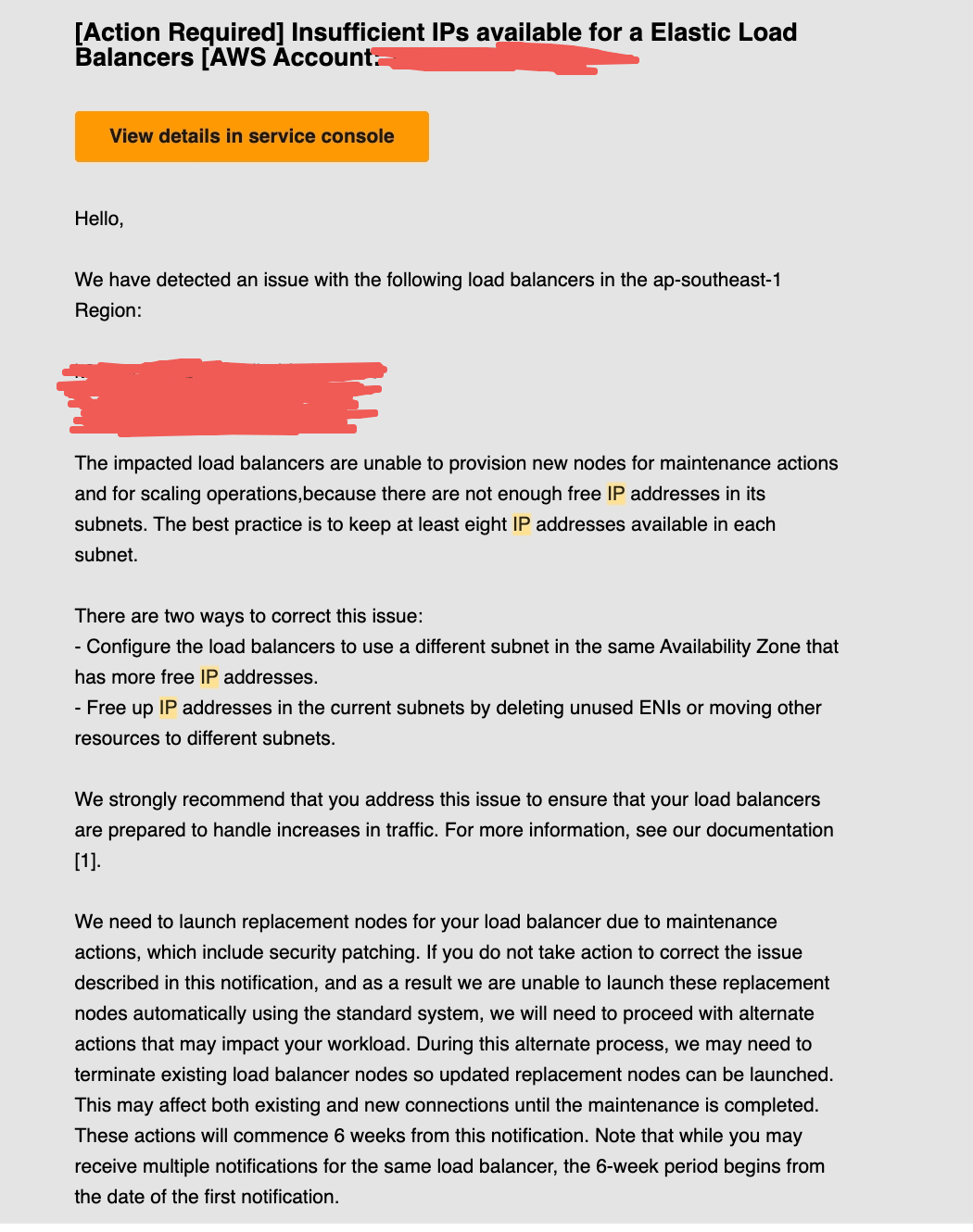 AWS Email